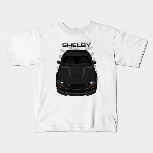 Ford Mustang Shelby GT350 2015 - 2020 - Black Kids T-Shirt by V8social
